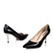 BELLE/百丽春季专柜同款黑色漆牛女单鞋3S206AQ4