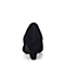 BELLE/百丽春季专柜同款黑色羊绒女单鞋3YK22AQ4