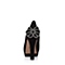 BELLE/百丽春季专柜同款黑色羊绒女单鞋BCM30AU4
