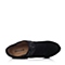 BELLE/百丽春季专柜同款黑色羊绒女单鞋3PQD6AM4
