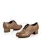BELLE/百丽春季专柜同款棕色油蜡羊女单鞋3X620AM4