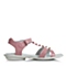Belle/百丽童鞋专柜同款夏季粉色超纤皮女中童凉鞋时尚凉鞋91600