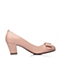 Belle/百丽秋季专柜同款粉色羊皮轻便活力女单鞋浅口鞋3YKC4CQ4