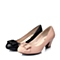 Belle/百丽秋季专柜同款粉色羊皮轻便活力女单鞋浅口鞋3YKC4CQ4