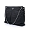 BELLE/百丽箱包春季黑色化纤布单肩手袋C1111AX5