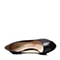 BELLE/百丽春季专柜同款黑色胎牛皮革女皮凉鞋3PQP7AU5