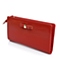 BELLE/百丽箱包红色十字纹人造革时尚精致钱夹Q8001BX5