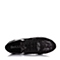BELLE/百丽秋专柜同款黑牛皮革/织物型格运动风女满帮鞋BIM40CM5