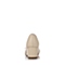 BELLE/百丽秋季专柜同款米白色羊皮坡跟浅口女单鞋BDO01CQ5