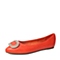 BELLE/百丽秋季专柜同款红色油皮山羊皮女单鞋BIJ03CQ5 专柜1