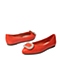 BELLE/百丽秋季专柜同款红色油皮山羊皮女单鞋BIJ03CQ5 专柜1