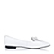 BELLE/百丽秋专柜同款白牛皮革方跟女单鞋P5T1DCQ5