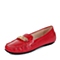 BELLE/百丽秋专柜同款红漆皮牛皮革女单鞋P6V1DCQ5