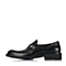 BELLE/百丽秋专柜同款黑色牛皮商务正装男单鞋3UW02CM5
