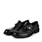 BELLE/百丽秋专柜同款黑色牛皮商务正装男单鞋3UW02CM5