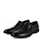 BELLE/百丽冬季专柜同款黑色光面牛皮男单鞋3YH01DM5