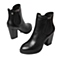 BELLE/百丽冬季专柜同款黑色牛皮革女靴P8A1DDD5 专柜1