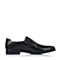 BELLE/百丽春季专柜同款黑色牛皮男皮鞋3QR02AM5