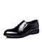 BELLE/百丽春季专柜同款黑色牛皮商务正装男单鞋3QK02AM5