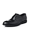 BELLE/百丽夏季专柜同款黑色牛皮男鞋3SE01BM5