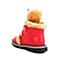 百丽（BELLE)15冬季保暖卡通靴儿童皮鞋DE0073