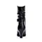 BELLE/百丽冬专柜同款优雅女人黑羊皮革女靴(绒里）3EK68DZ5