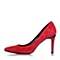 BELLE/百丽秋专柜同款红羊皮优雅通勤女单鞋3Z411CQ5