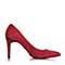 BELLE/百丽秋专柜同款红羊皮优雅通勤女单鞋3Z411CQ5