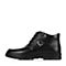 BELLE/百丽冬季专柜同款黑色牛皮男休闲靴（绒里）3XU01DD5