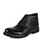 BELLE/百丽冬季专柜同款黑色牛皮男靴3YQ01DD5