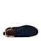 BELLE/百丽冬季专柜同款深兰色磨砂牛皮男休闲靴(绒里)32D41DD5