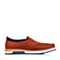 BELLE/百丽秋季专柜同款红棕色磨砂牛皮休闲男单鞋3VF02CM5