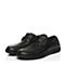 BELLE/百丽夏季专柜同款黑色牛皮男皮鞋3TE02BM5