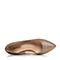 BELLE/百丽春季专柜同款铜金亮片布优雅细跟女单鞋3VDJ5AQ5