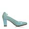 BELLE/百丽春季专柜同款蓝色漆皮牛皮女单鞋3Z619AQ5