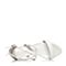 BELLE/百丽精品夏季专柜同款白色软牛皮女皮凉鞋MKUB2BL5