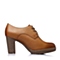 BELLE/百丽春季专柜同款棕色油皮牛皮女鞋BDPB5AM6
