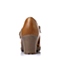 BELLE/百丽春季专柜同款棕色油皮牛皮女鞋BIP21AM6