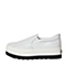 BELLE/百丽春季专柜同款白色编织猪皮女鞋（自编）BEAB3AM6