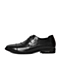 BELLE/百丽春季专柜同款黑色牛皮革男皮鞋3ZQ02AM6