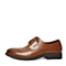 BELLE/百丽春季专柜同款棕色牛皮男单鞋4JS01AM6