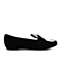 BELLE/百丽春季专柜同款黑色牛皮女单鞋3Y509AQ6