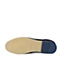 BELLE/百丽春季专柜同款蓝色磨砂牛皮革男单鞋4JM01AM6