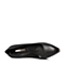 BELLE/百丽春季专柜同款黑色小牛皮女皮鞋Q1A1DAQ6
