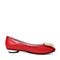 BELLE/百丽春季专柜同款红色小牛皮女皮鞋BDG03AQ6