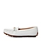 BELLE/百丽春季专柜同款白色牛皮浅口女单鞋BDM02AQ6