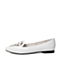 BELLE/百丽春季专柜同款白色牛皮女休闲鞋P9W1DAQ6