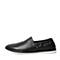 BELLE/百丽春专柜同款黑色牛皮时尚潮流经典男皮鞋3ZZ01AM6