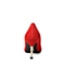 BELLE/百丽春季专柜同款红色羊绒皮革女皮鞋3V3A5AQ6