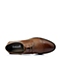 BELLE/百丽夏季棕色牛皮商务正装男单鞋Y2065BM6